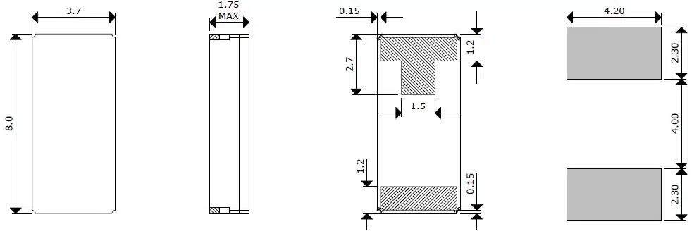 2D Drawings for SWS832