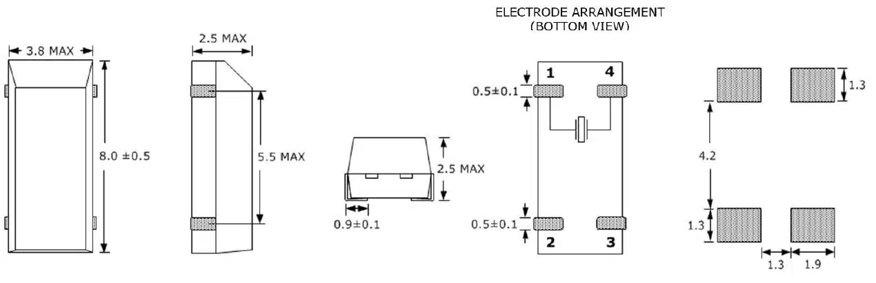 2D Drawings for SWS834