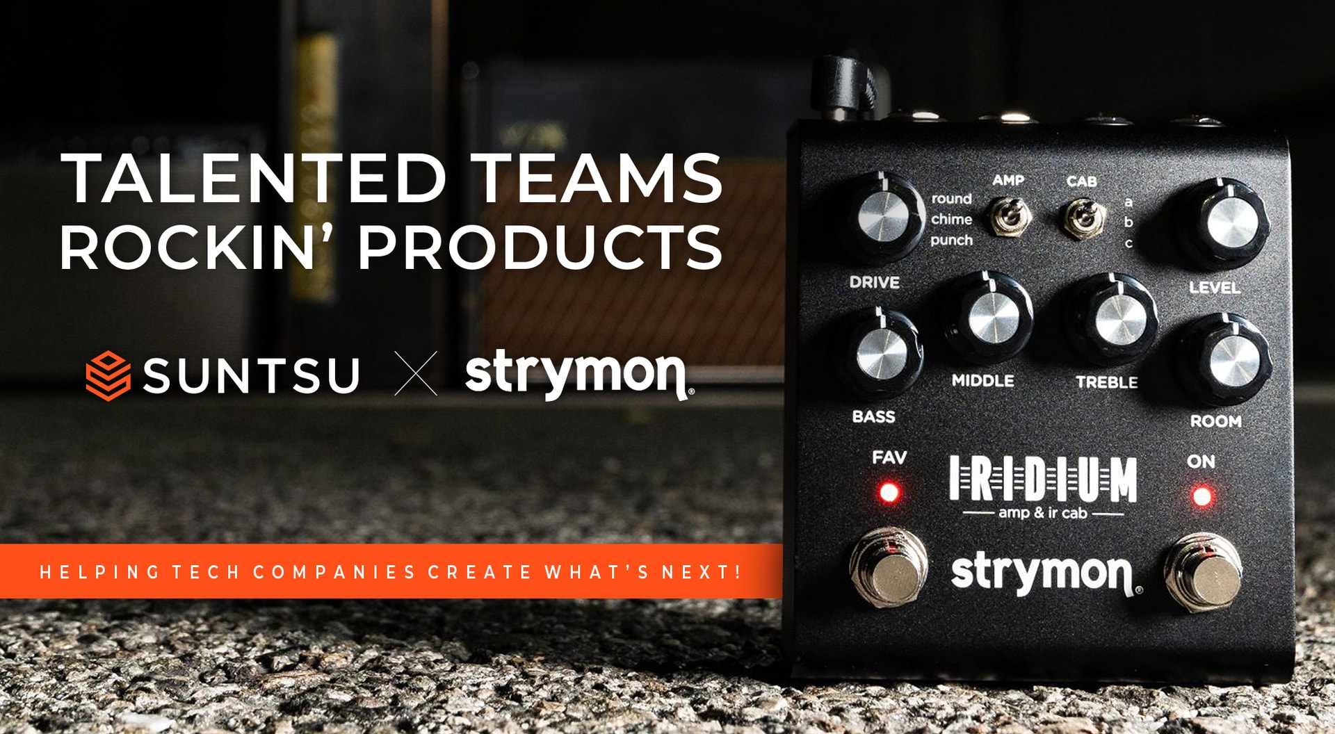 Suntsu and Strymon Talented Teams Rockin' Products