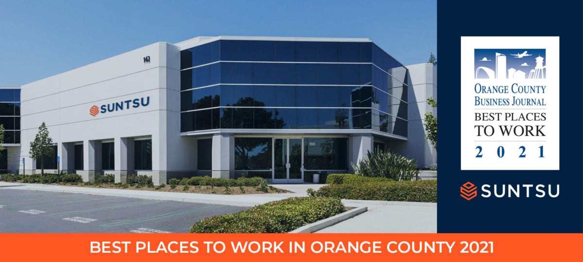 Suntsu Electronics ranks on the 2021 Best Places to Work Orange County