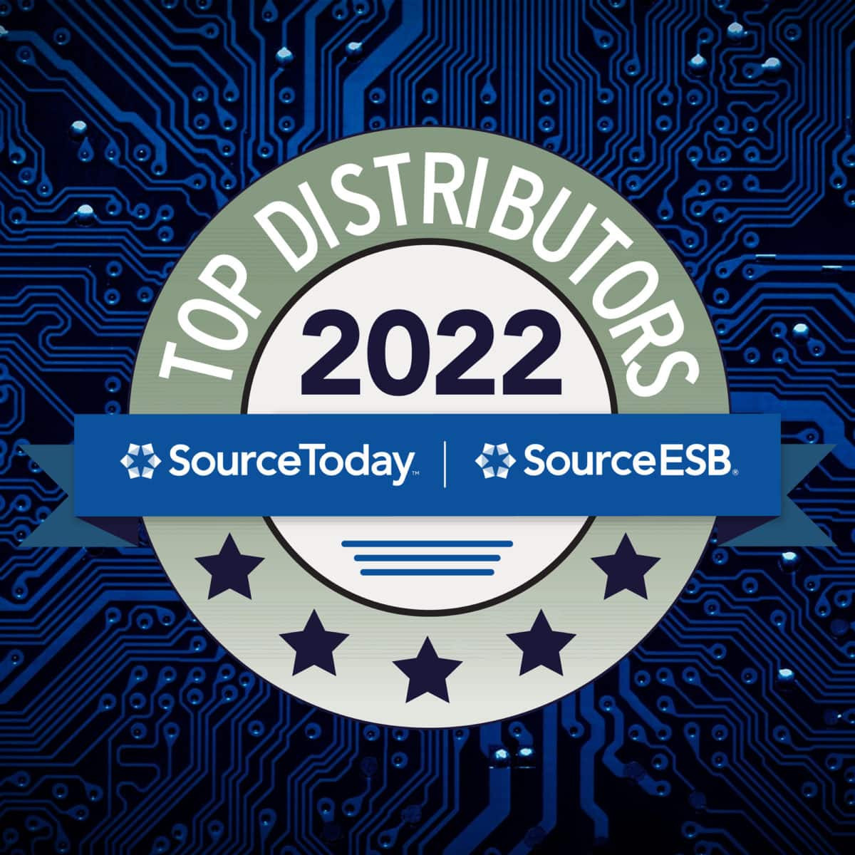 Suntsu Electronics Listed in SourceToday’s 2022 Top 50 Distributors