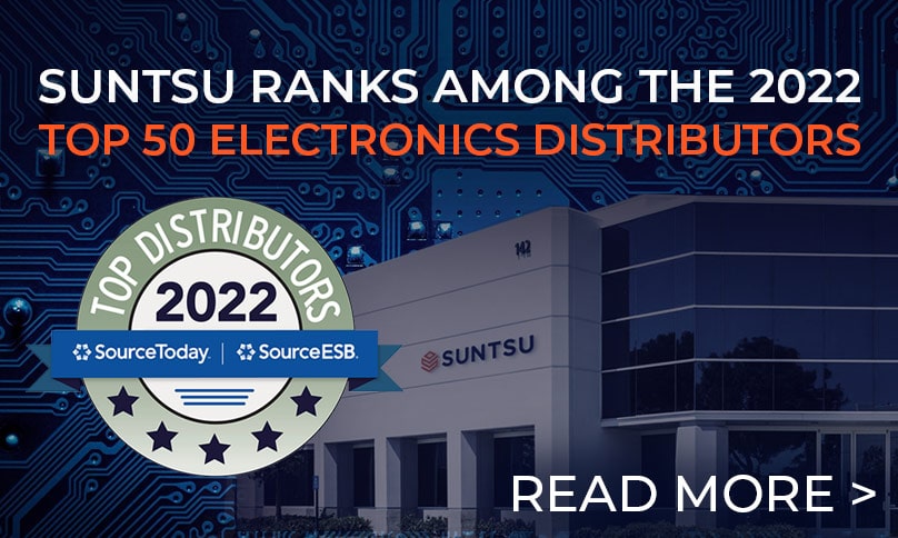 Suntsu Ranks Among The 2022 Top 50 Electronics Distributors