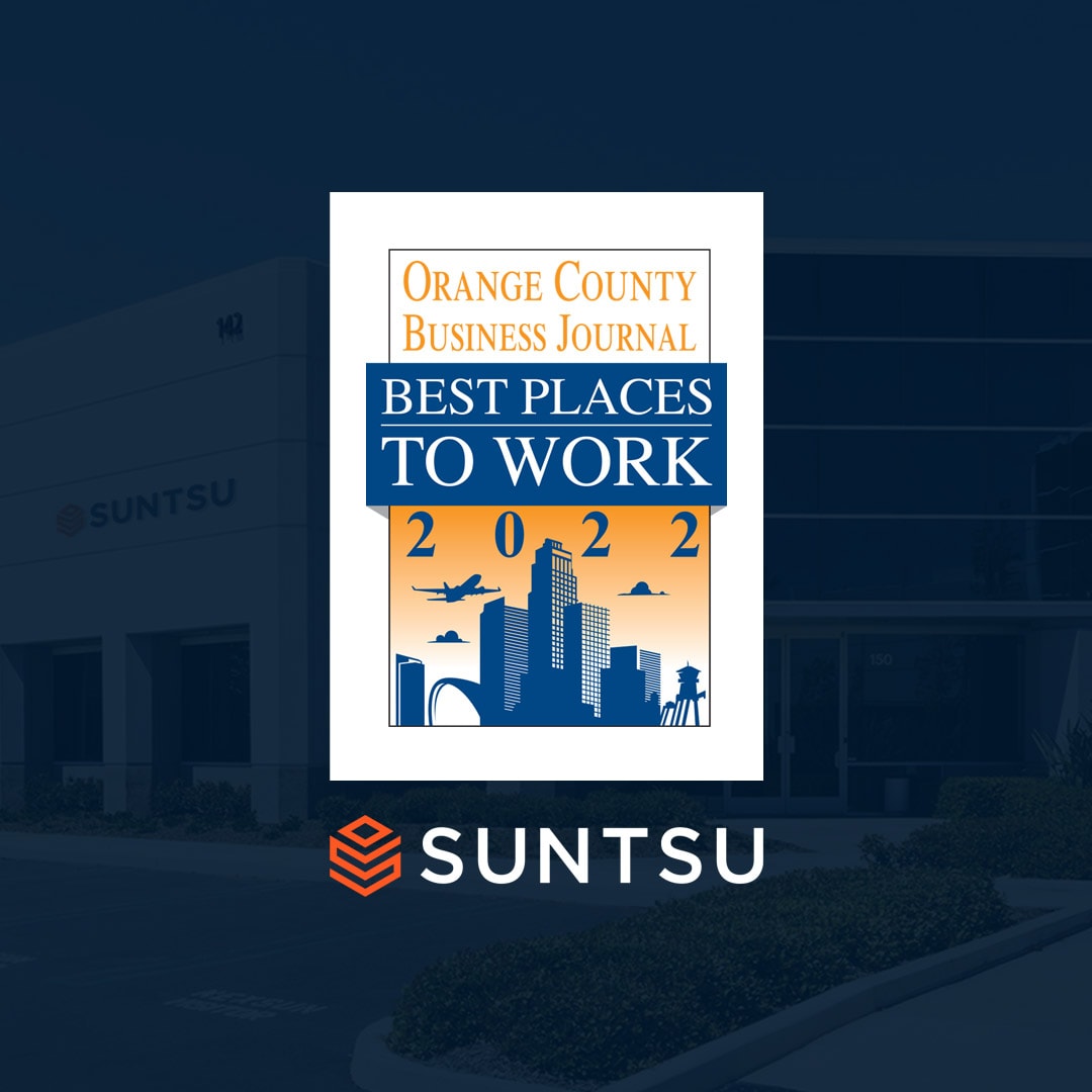 Suntsu Ranks #9 On the OCBJ 2022 Best Places to Work in Orange County!