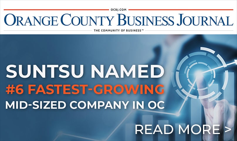 Suntsu Named #6 Fastest-Growing Mid-Sized Company in OC