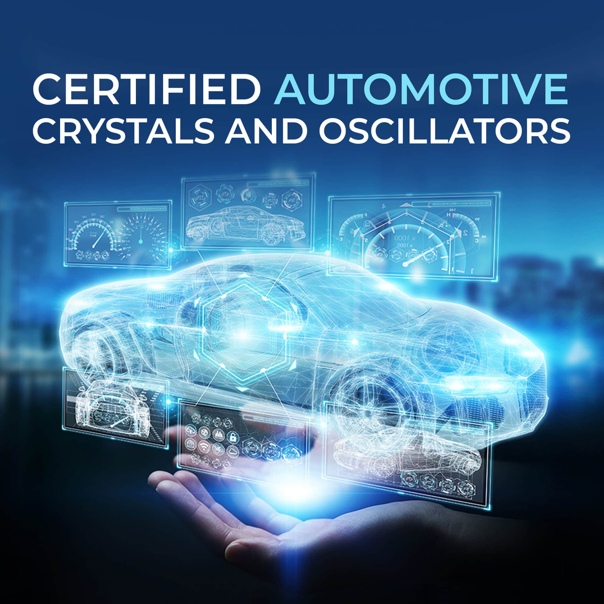 Suntsu Offers AEC-Q200 and AEC-Q100 Automotive Crystals and Oscillators