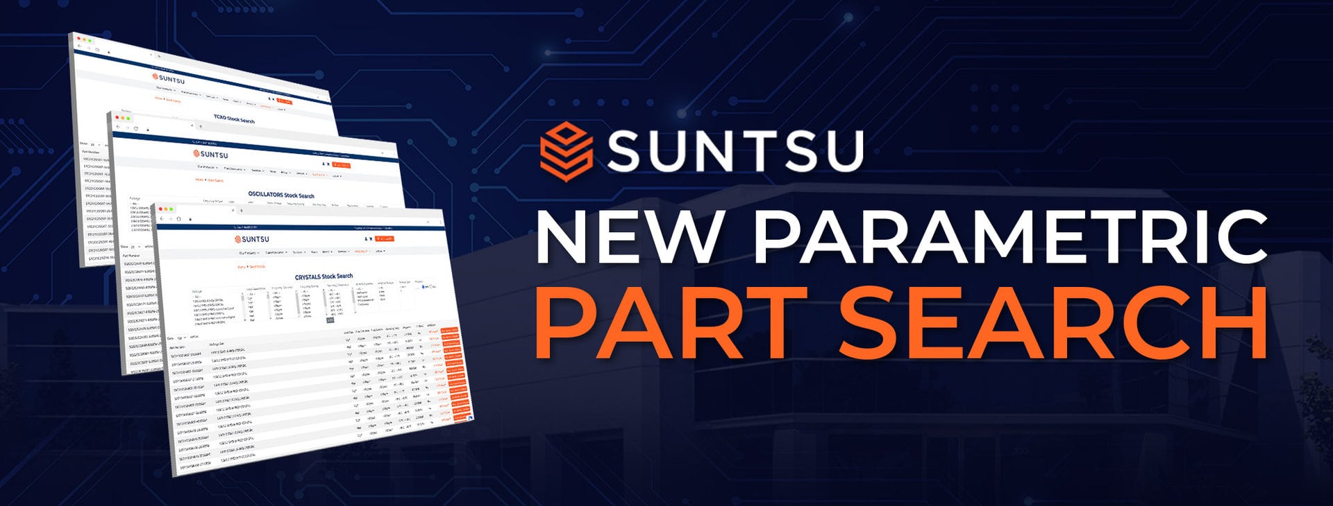 Suntsu’s New Parametric Part Search Helps Make Your Project a Reality