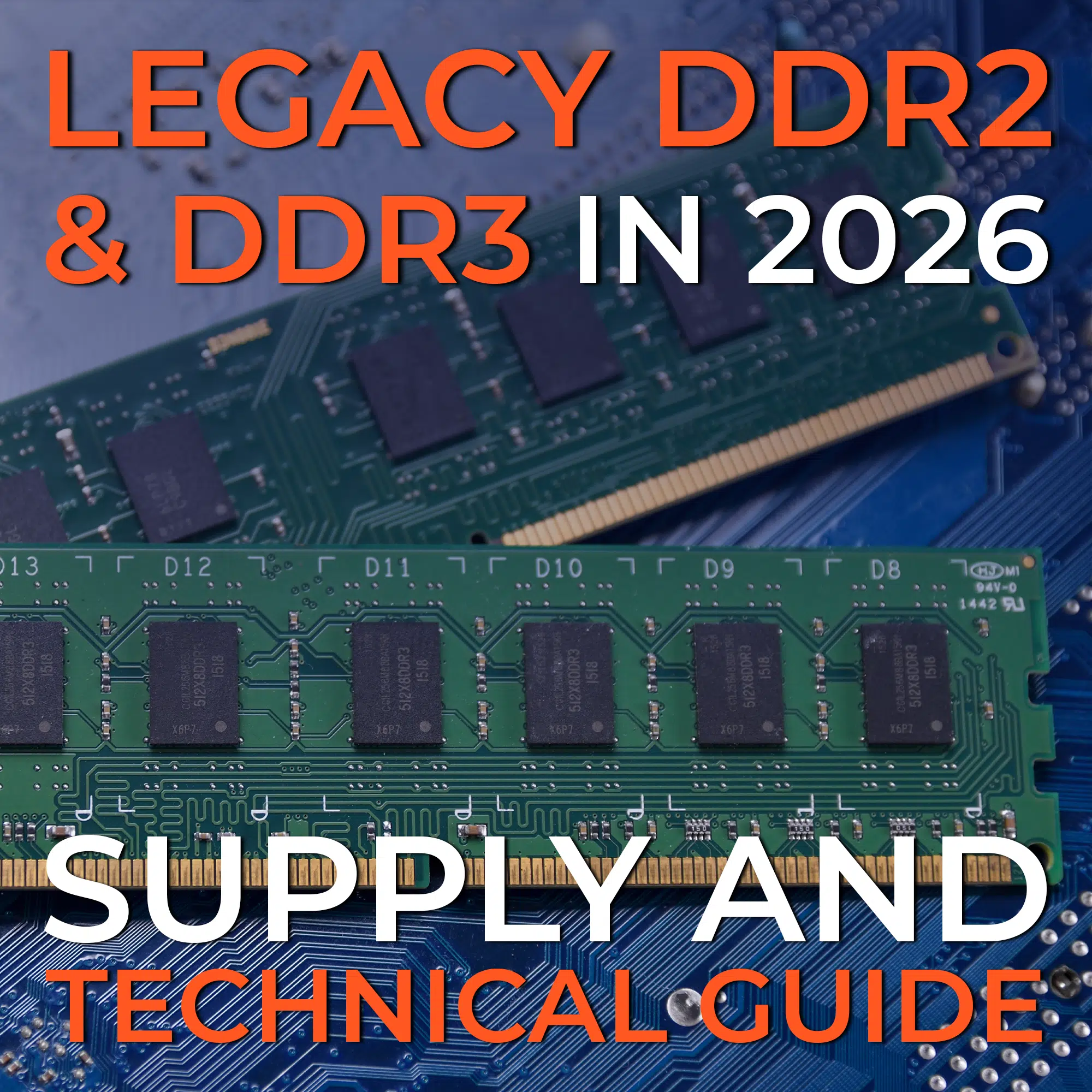 Cpu, ddr3, ddr2 まとめ出品 Legacy DDR2 & DDR3 Memory in 2026: Supply & Technical Guide